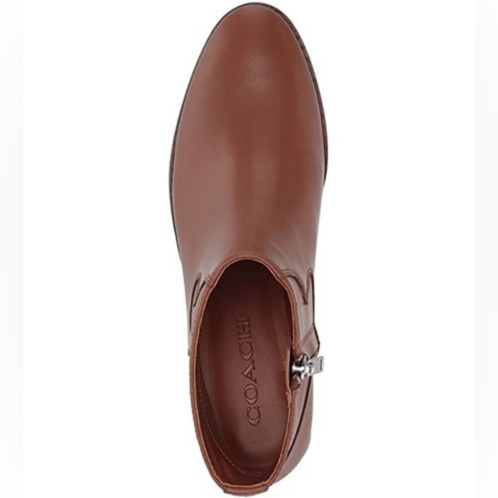 Coach Dannie Leather Ankle Bootie - Picture 2 of 16